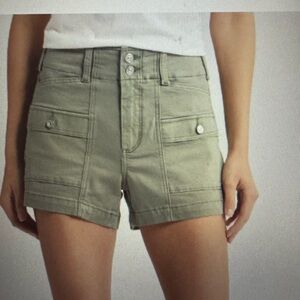 High-Rise Olivia Cargo Shorts